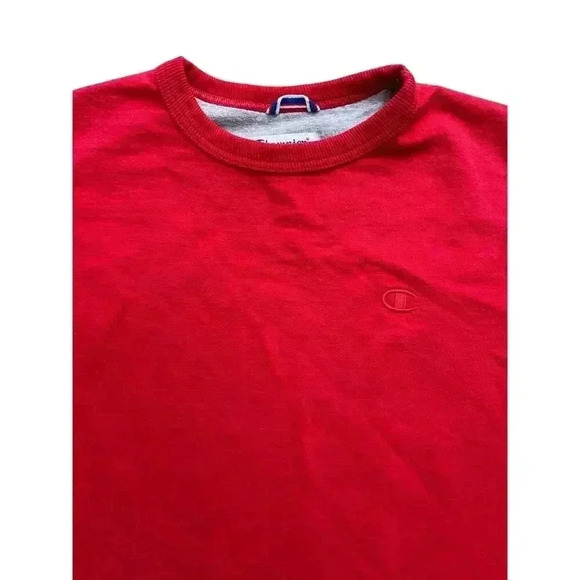 Champion Athletic Crewneck Sweatshirt Men’s Medium Red Activewear - Picture 4 of 8
